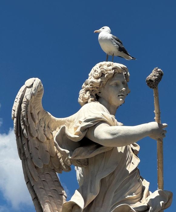 This is Me, angelo con la spugna, ponte sant'angelo