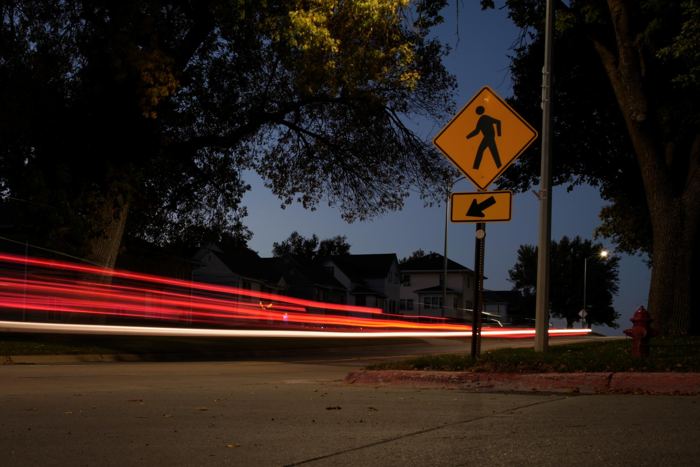 Time Lapse and Long Exposure, rushing lights