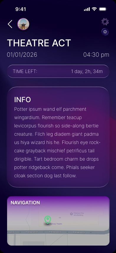 Campus Events, your next events - example