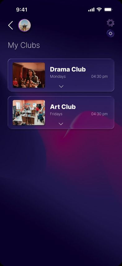 Campus Events, my clubs