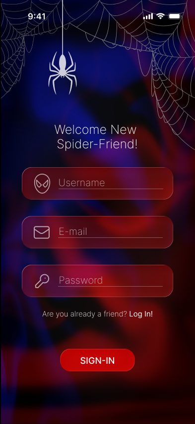 Spider-Net, sign in