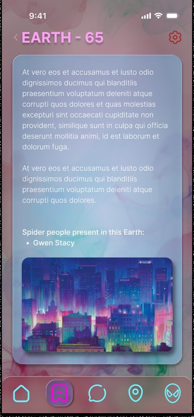Spider-Net, dimensions - info